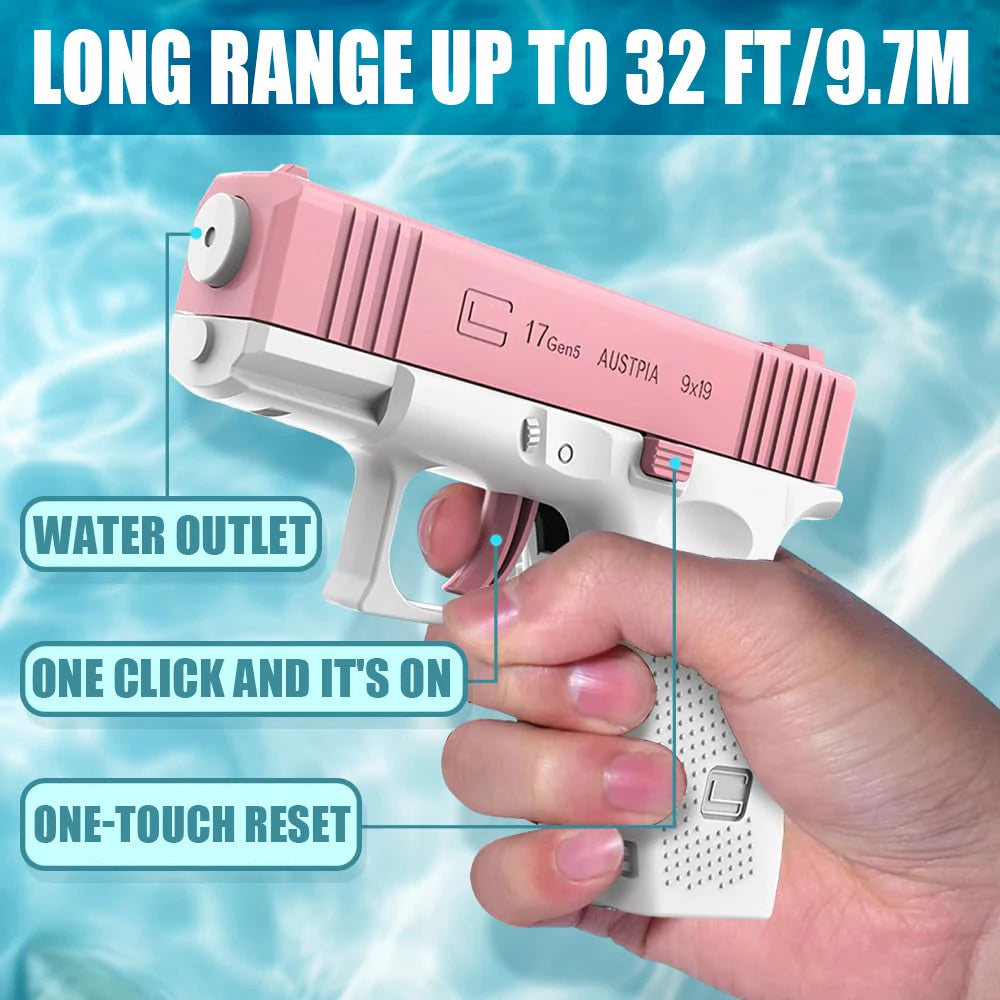The realistic water gun